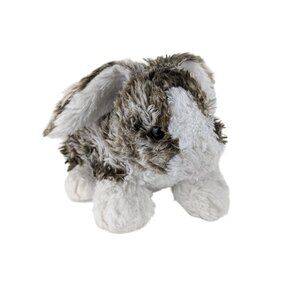 Dandee Bunny Rabbit Plush 13" Brown White Floppy Ears Stuffed Animal Toy Easter